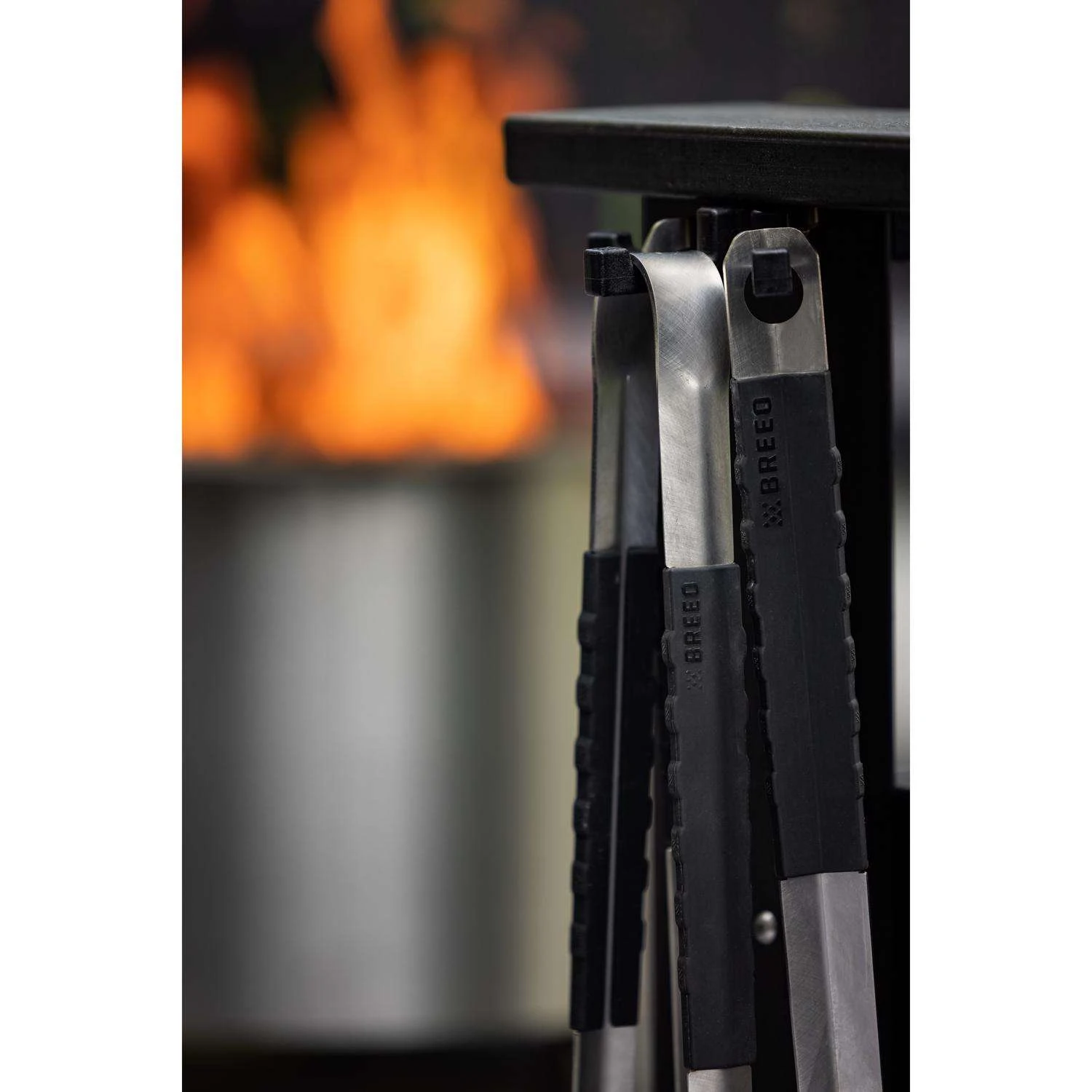 Breeo Stainless Steel Black/Silver Grill Tool Set 3 Pk - Image 3