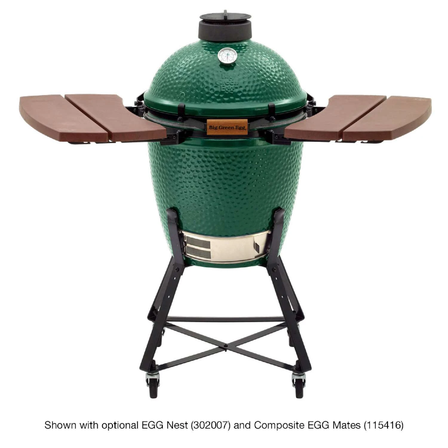 Big Green Egg 15 In. Medium Charcoal Kamado Grill And Smoker Green - Image 4