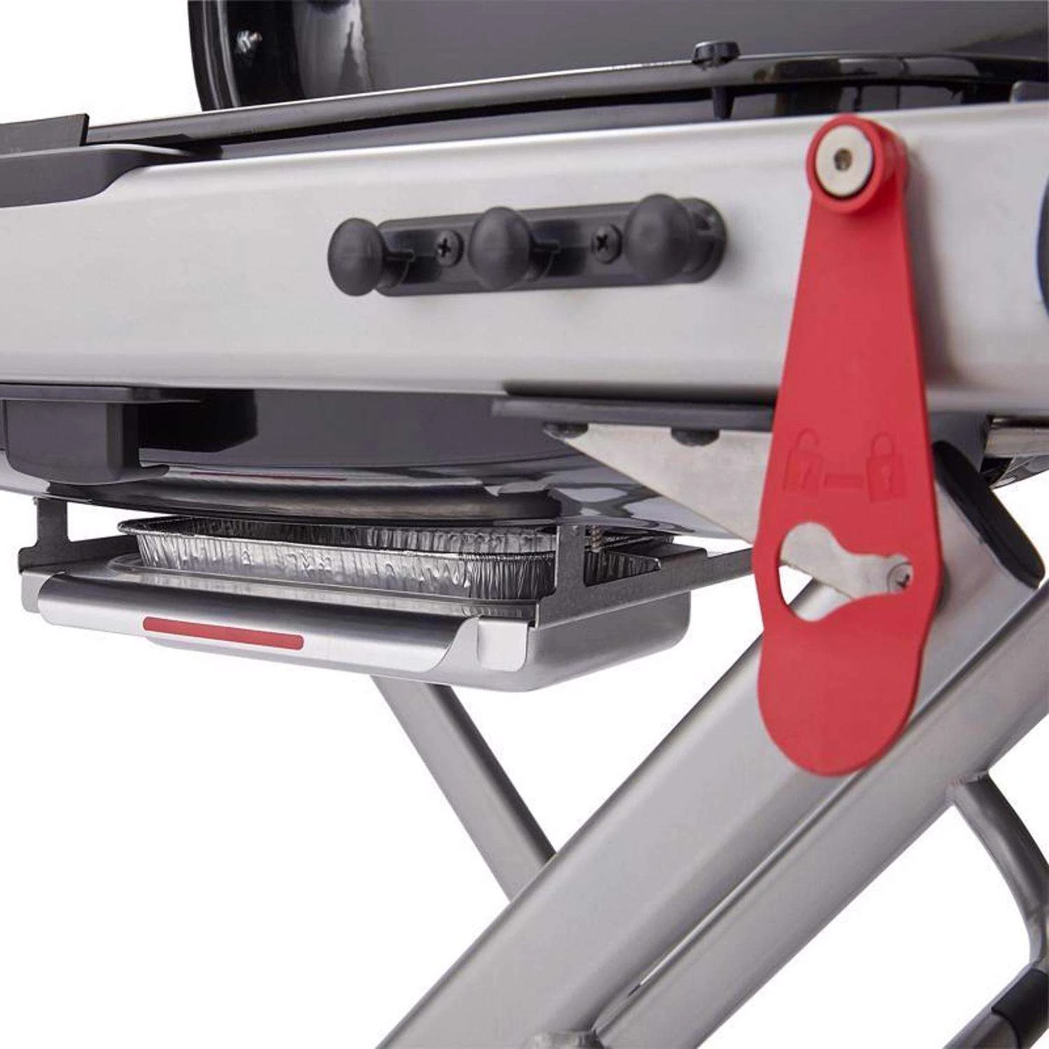 Weber Traveler 1 Burner Liquid Propane Portable Grill Black - Image 6