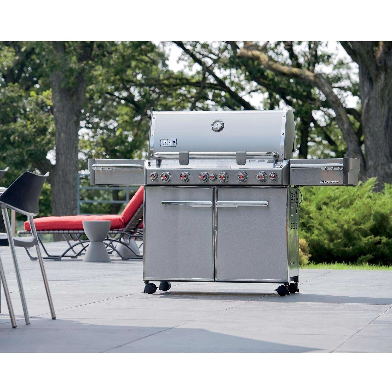 Weber Summit S-670 6 Burner Liquid Propane Grill Stainless Steel - Image 9