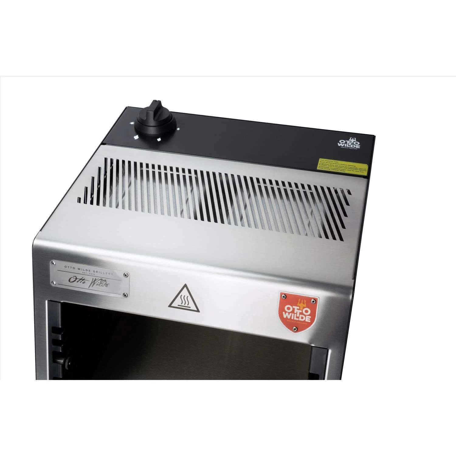 Otto 2 Burner Liquid Propane Portable Grill Black/Silver - Image 4