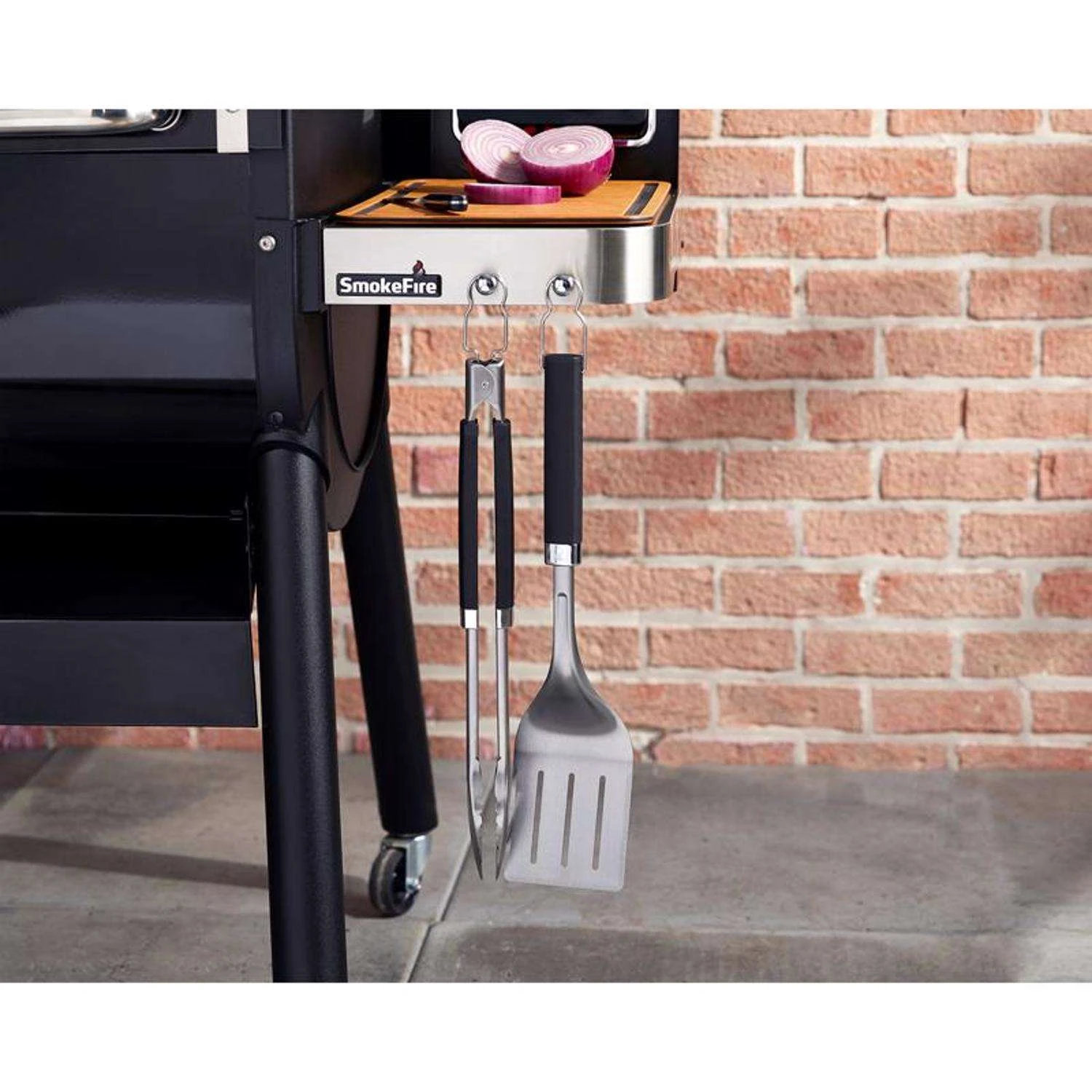 Weber Precision Stainless Steel Black/Silver Grill Tool Set 2 Pc - Image 3