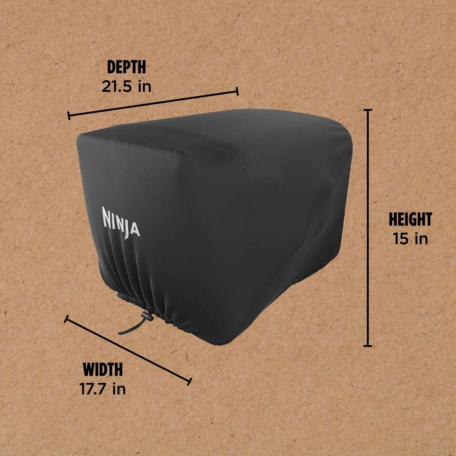 Ninja Woodfire Black Grill Cover For OO101 - Image 2