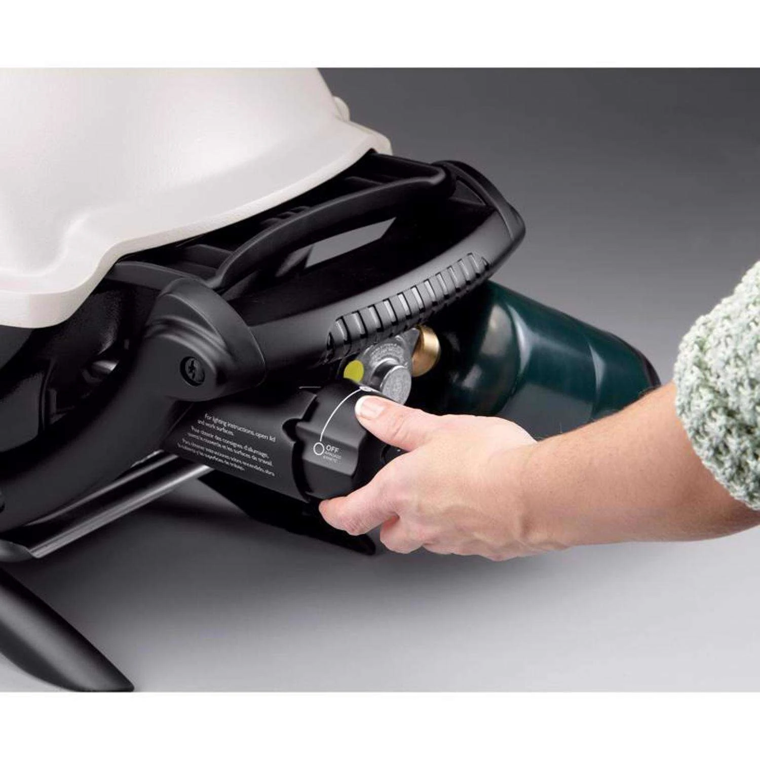 Weber Q2200 1 Burner Liquid Propane Grill Titanium - Image 3