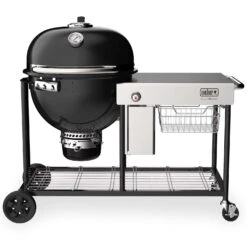 Weber 24 In. Summit S6 Charcoal Kamado Grill And Smoker Black