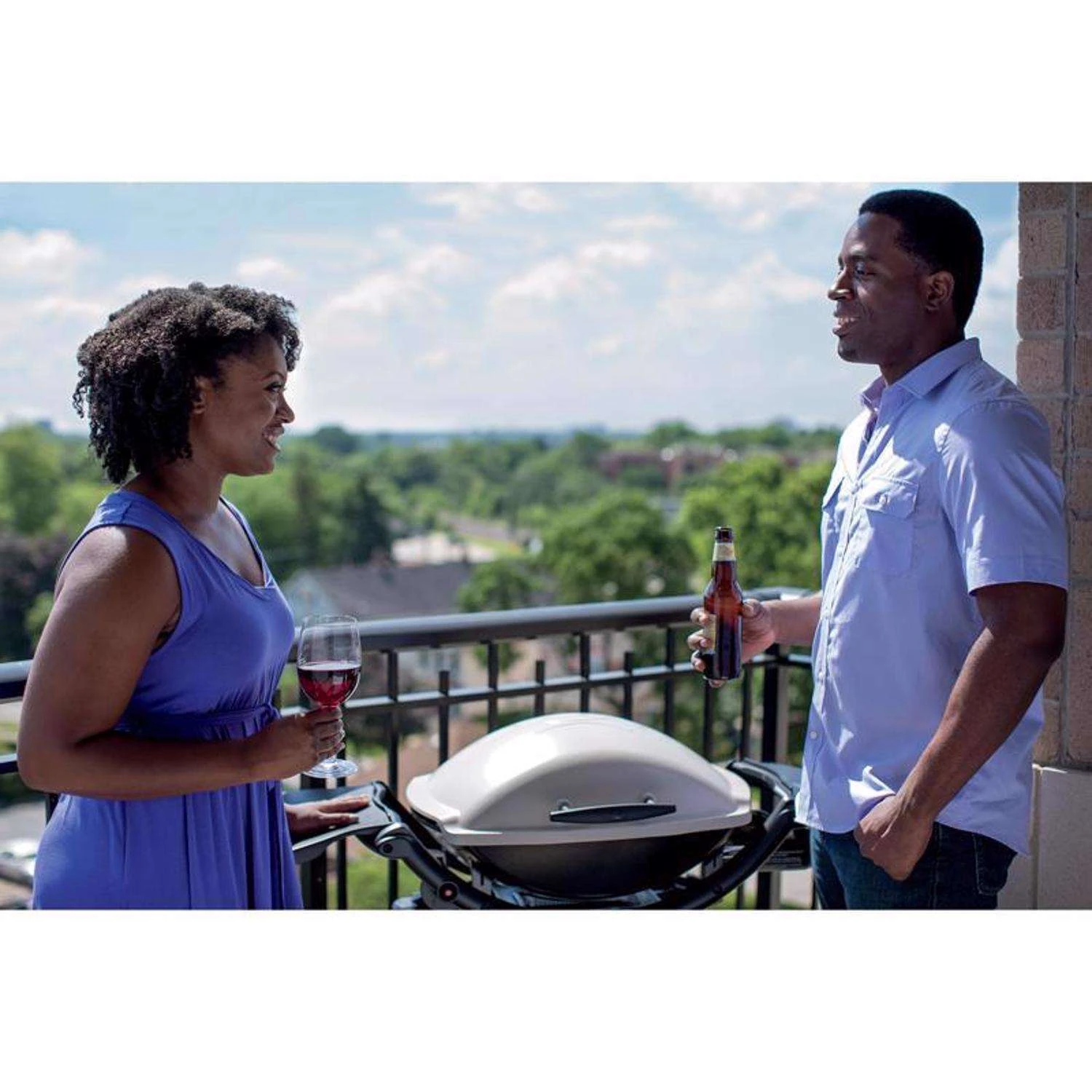 Weber Q2000 1 Burner Liquid Propane Grill Titanium - Image 9