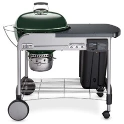 Weber 22 In. Performer Deluxe Charcoal Grill Green