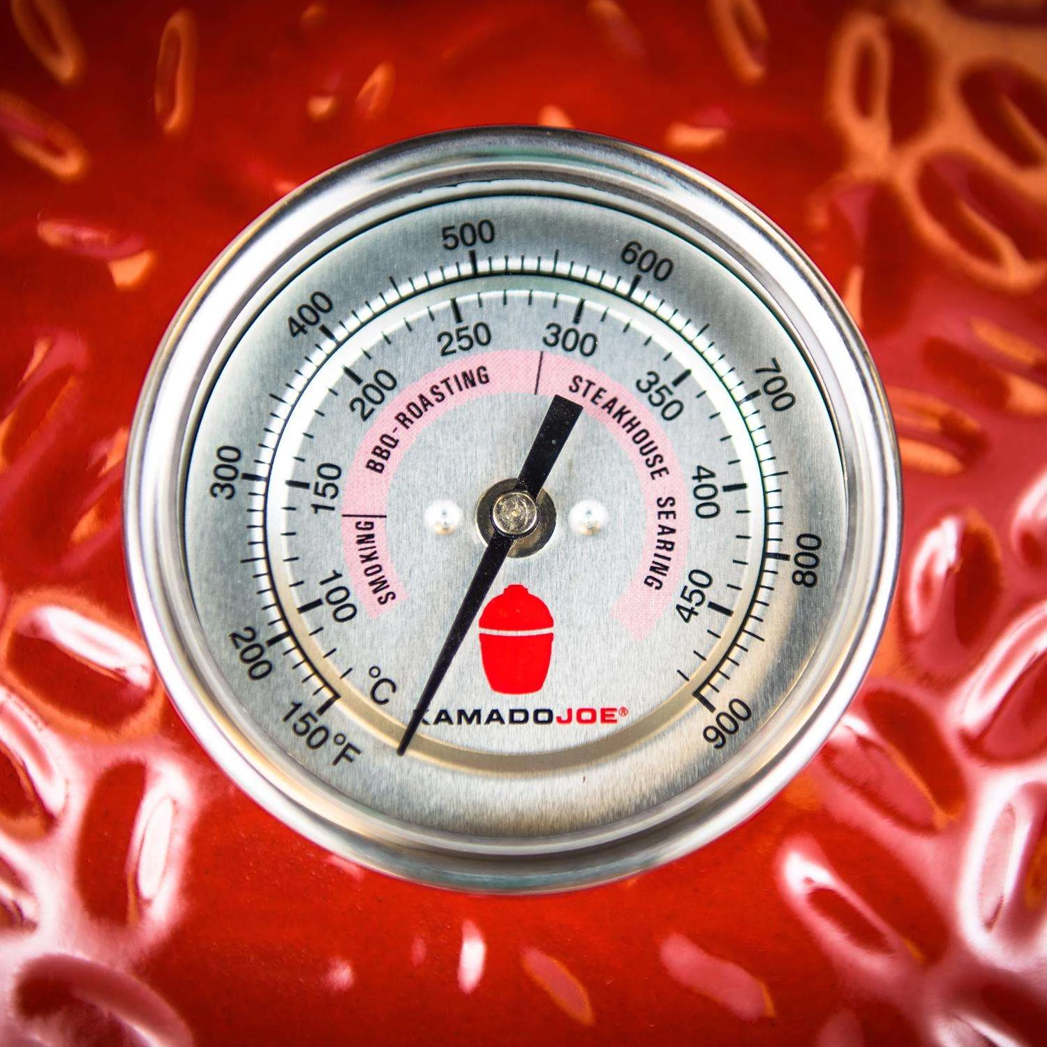 Kamado Joe 18 In. Classic III Charcoal Kamado Grill And Smoker Black/Red - Image 2