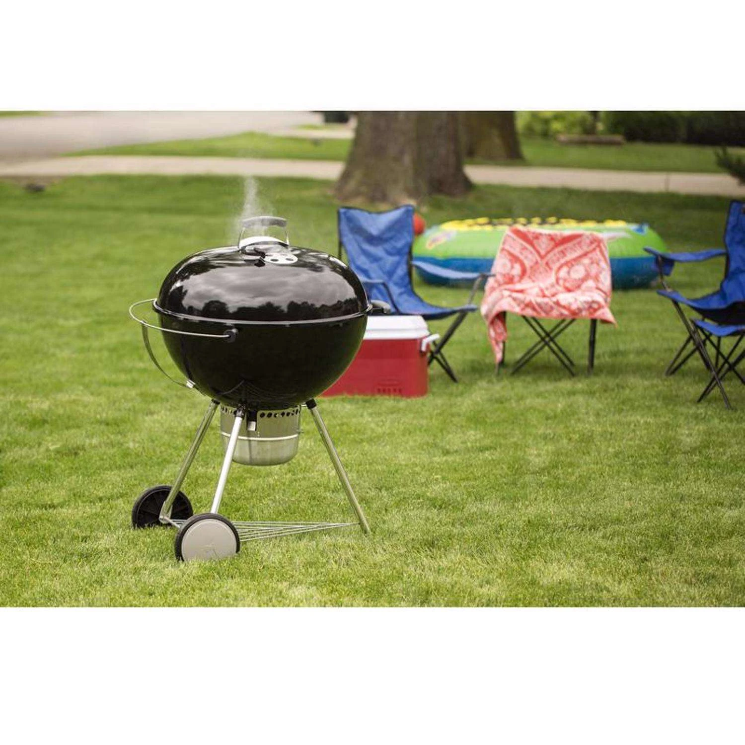 Weber 26 In. Original Kettle Premium Charcoal Grill Black - Image 8