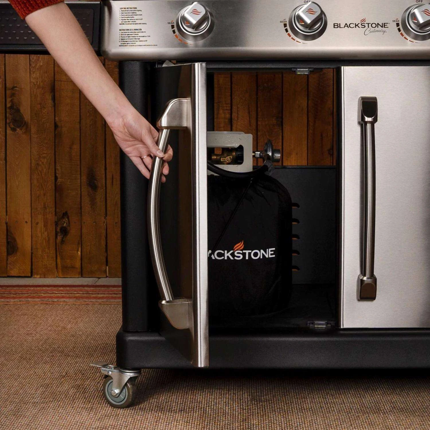 Blackstone 5 Burner Liquid Propane Outdoor Griddle Black/Silver - Image 7