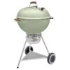 Weber 22 In. 70th Anniversary Kettle Charcoal Grill Diner Green