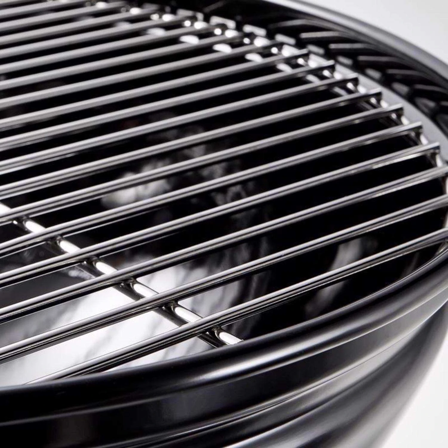 Weber 14 In. Smokey Joe Premium Charcoal Grill Slate Blue - Image 5