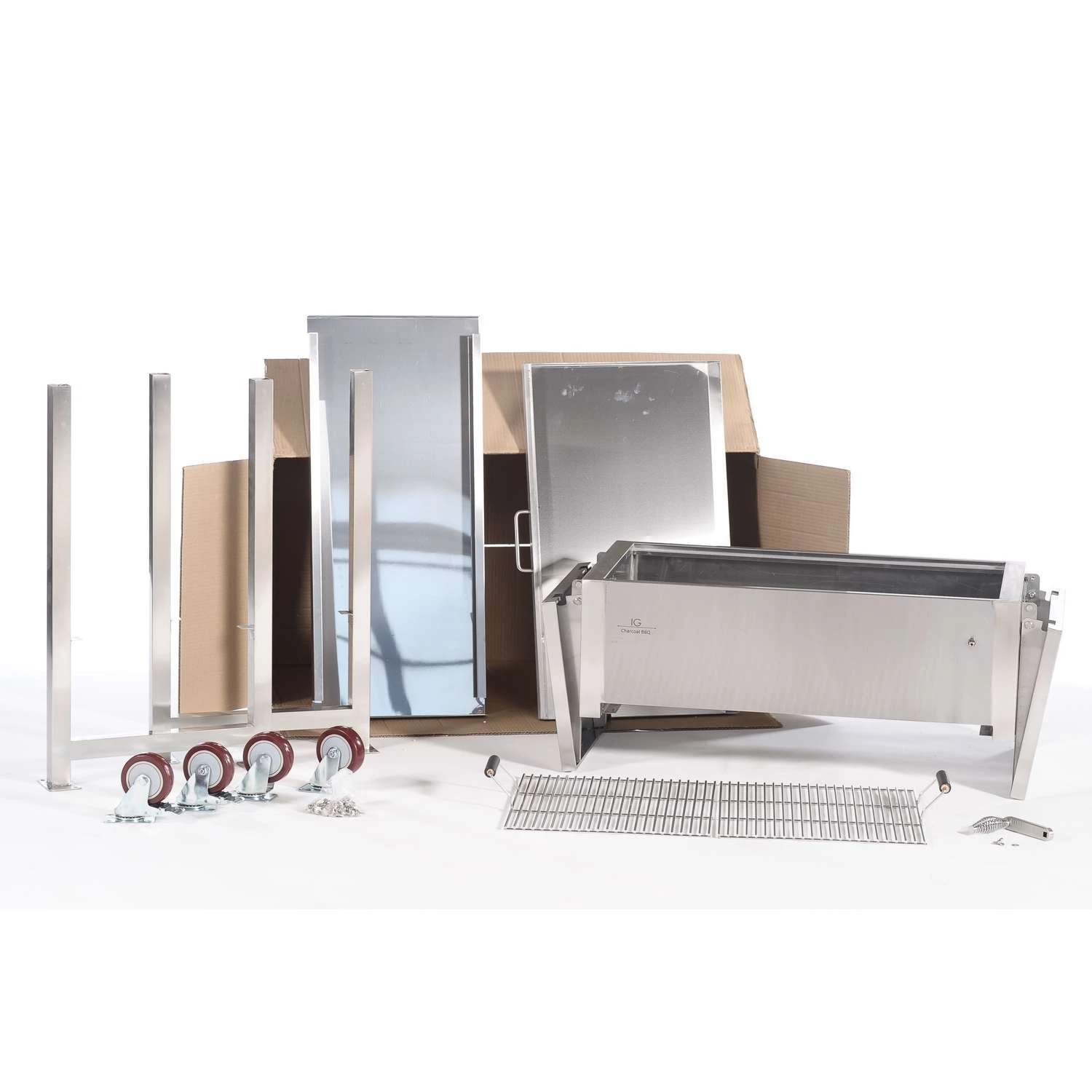 IG Charcoal BBQ Charcoal Grill Gray - Image 2