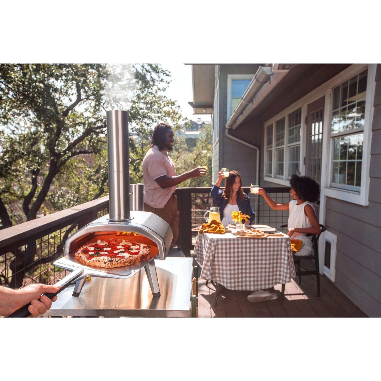 Ooni Fyra 12 In. Wood Pellet Outdoor Pizza Oven Silver - Image 3