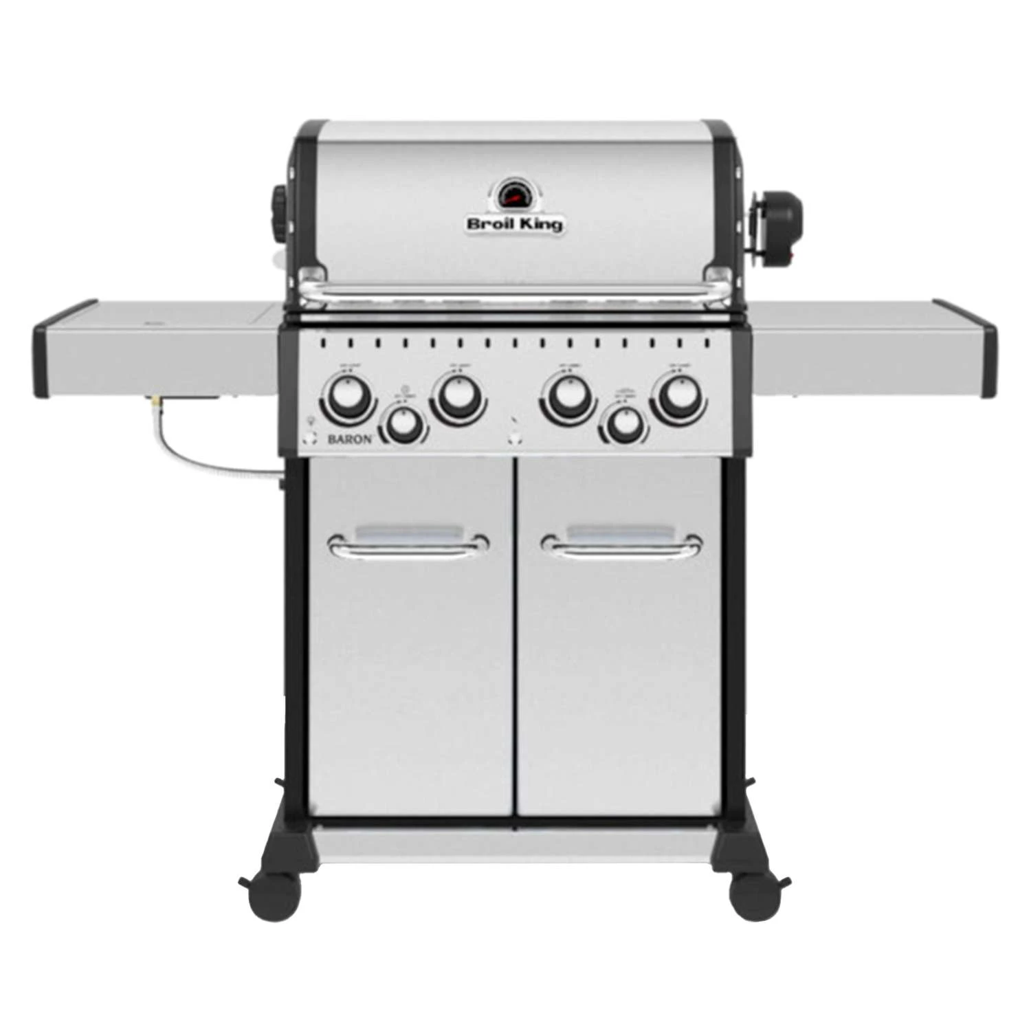 Broil King Baron S 440 Pro Infrared 4 Burner Liquid Propane Grill Black