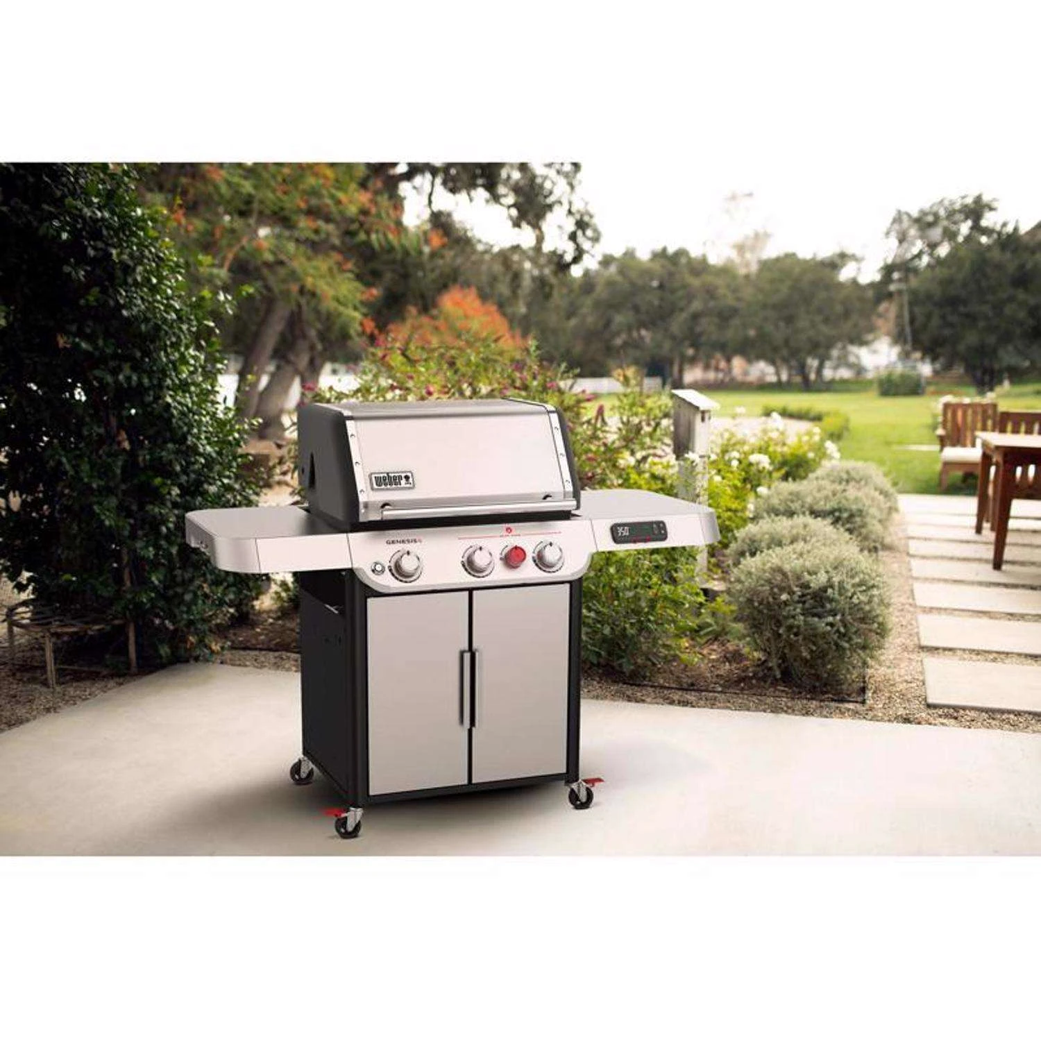 Weber Genesis SX-325s 3 Burner Liquid Propane WiFi Grill Stainless Steel - Image 9