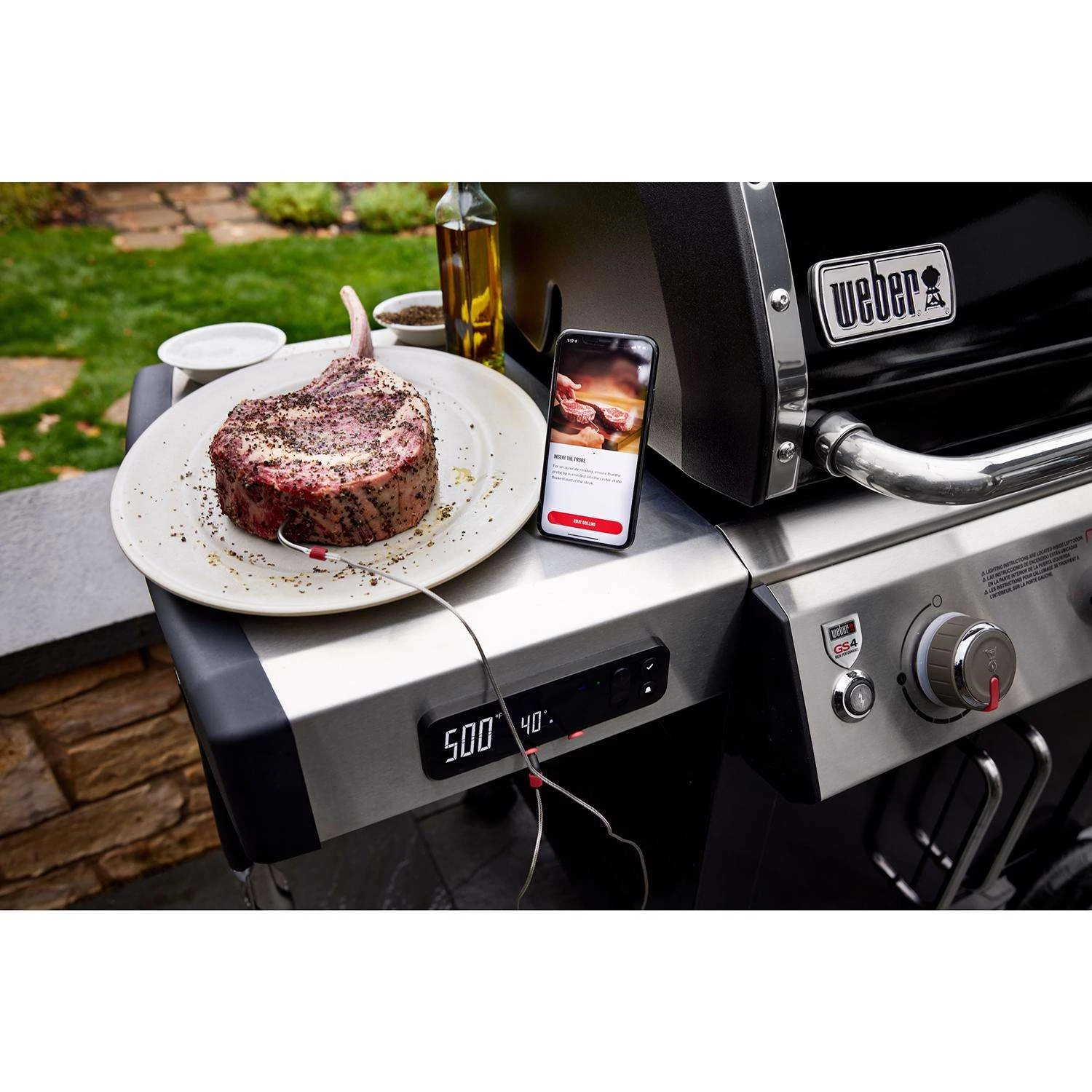 Weber Genesis II EX-335 3 Burner Liquid Propane Bluetooth Grill Black - Image 2