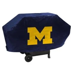 Rico NCAA Dark Blue Michigan Wolverines Grill Cover For Universal
