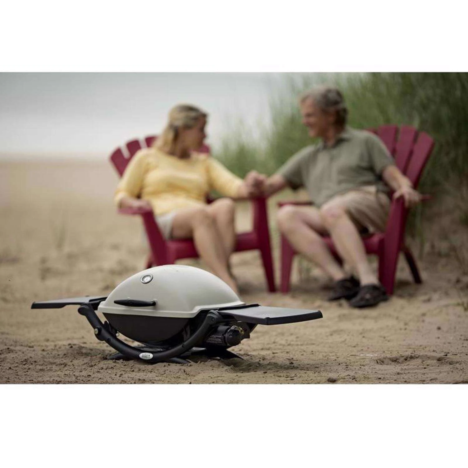 Weber Q2200 1 Burner Liquid Propane Grill Titanium - Image 9