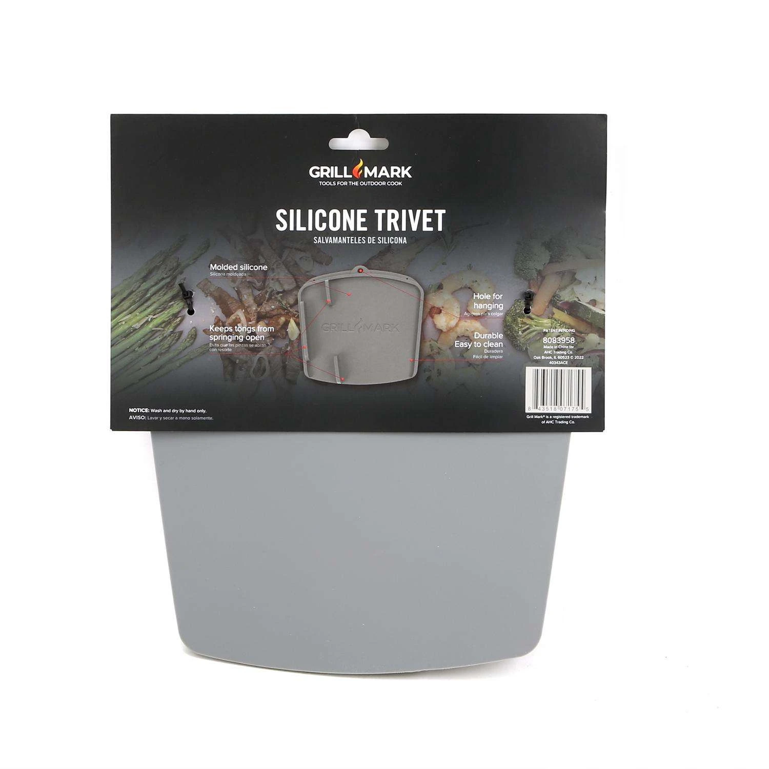 Grill Mark Plastic Gray Spatula Mat 1 Pk - Image 2