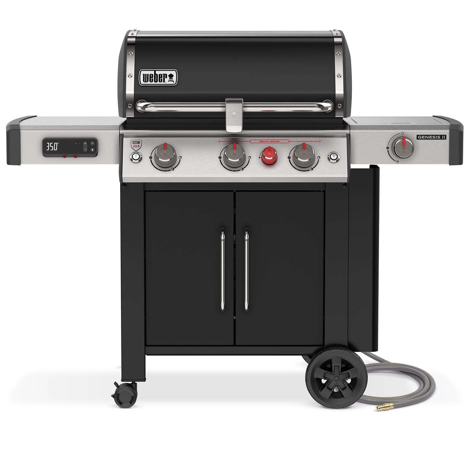 Weber Genesis II EX-335 3 Burner Natural Gas Bluetooth Grill Black