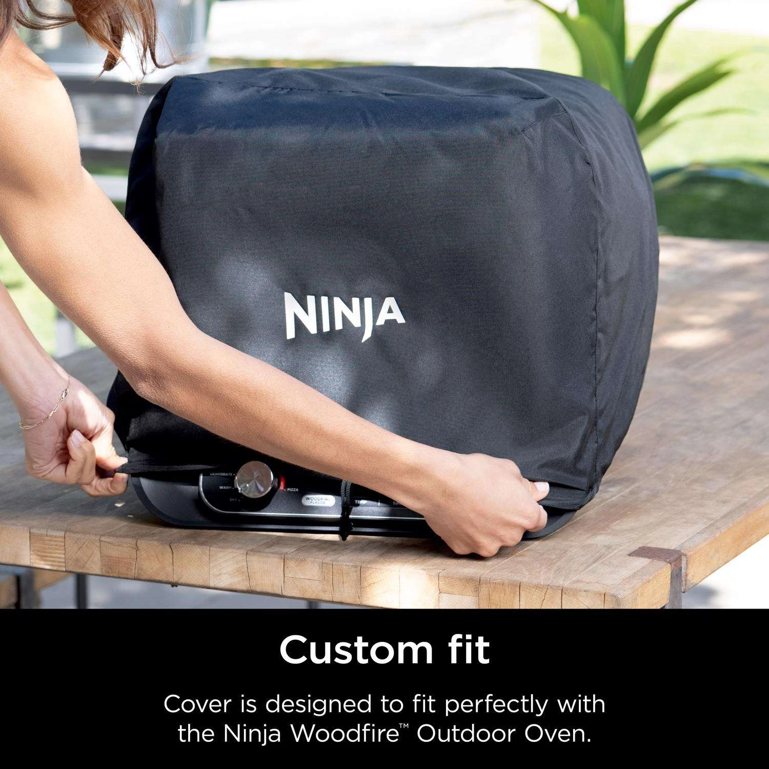 Ninja Woodfire Black Grill Cover For OO101 - Image 3