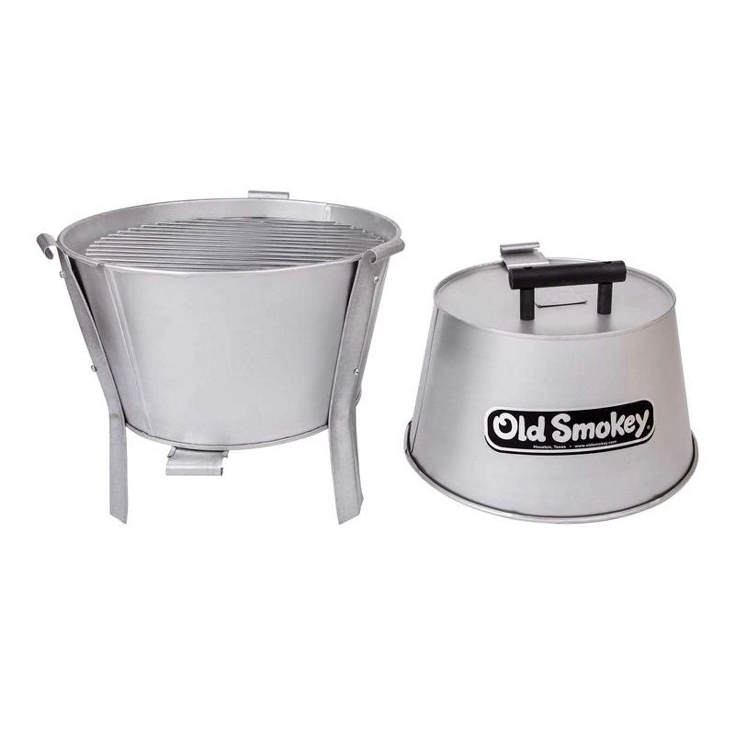 Old Smokey Products 17 In. Charcoal Grill Silver - Image 2