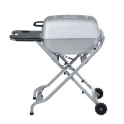 PK Grills 22 In. PK-TX Charcoal Grill And Smoker Silver