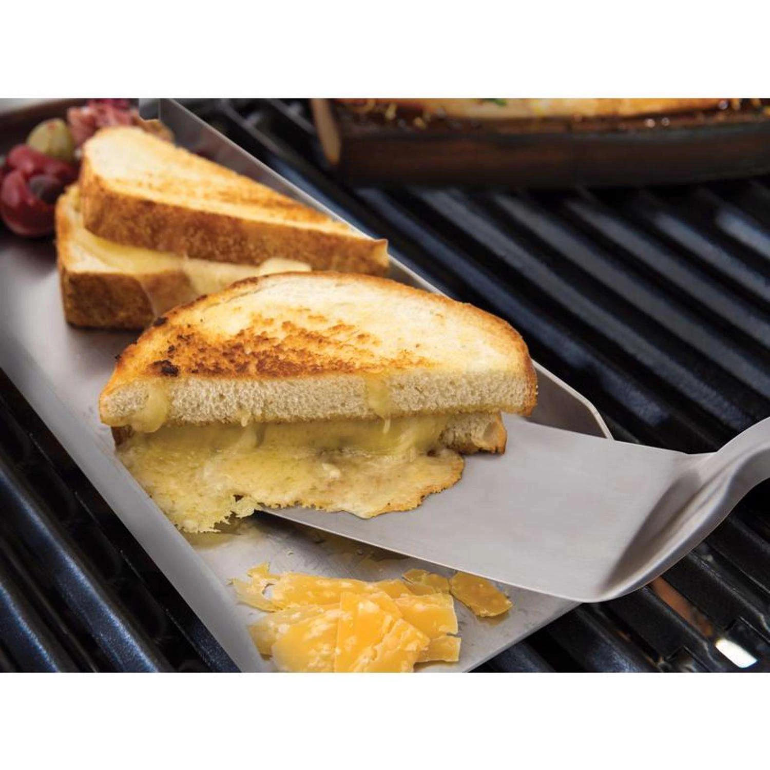 Broil King Baron Stainless Steel Black/Silver Grill Tool Set 4 Pc - Image 4