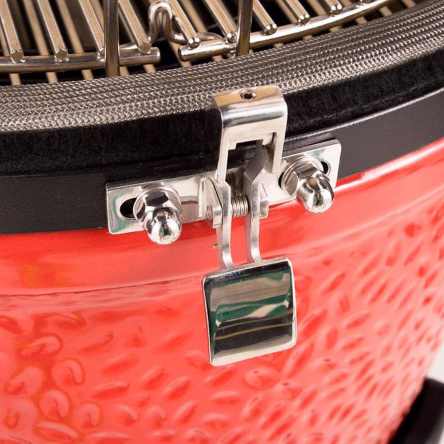 Kamado Joe 18 In. Classic III Charcoal Kamado Grill And Smoker Black/Red - Image 7