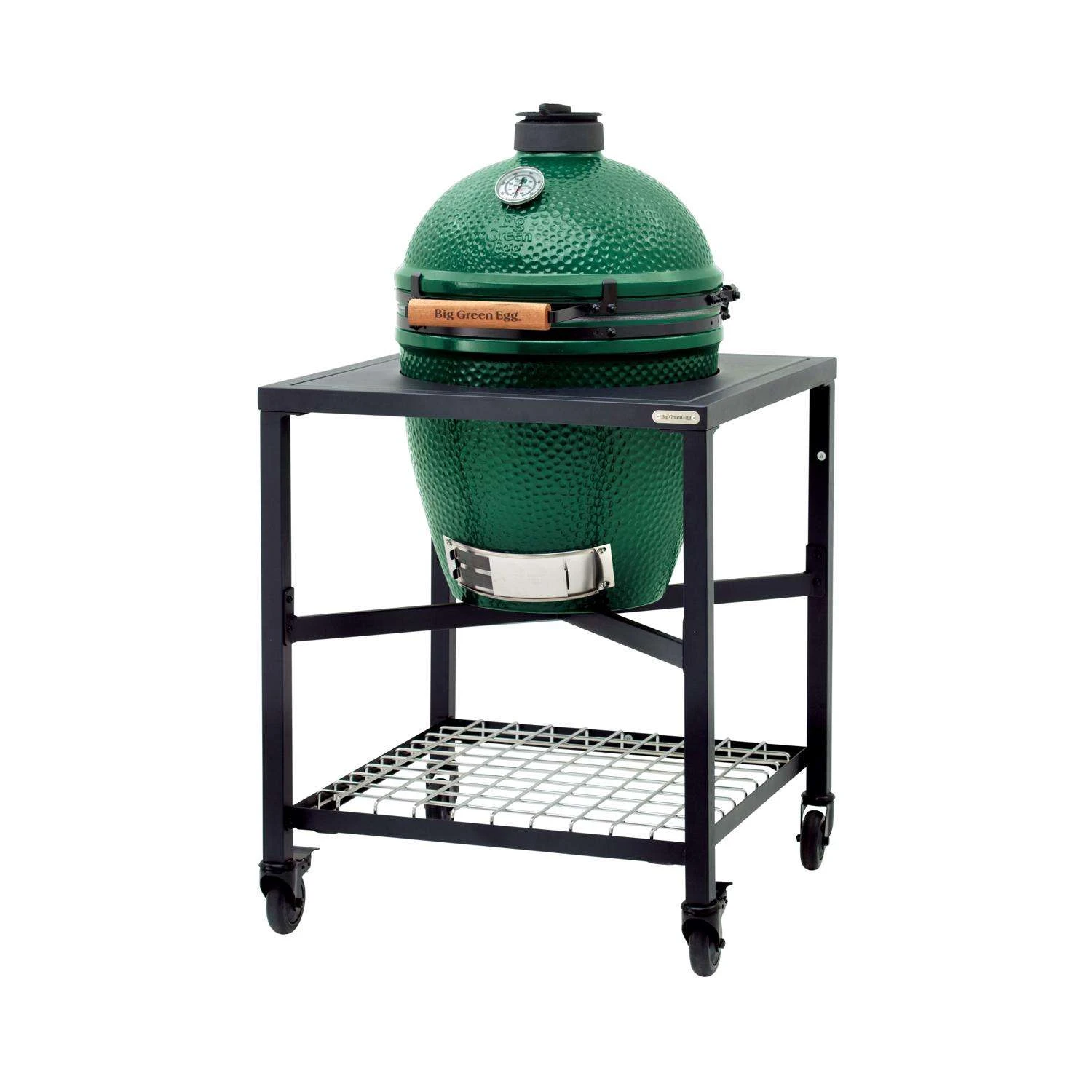 Big Green Egg 18.25 In. Large EGG Package With Modular Nest Charcoal Kamado Grill And Smoker Green - Image 3