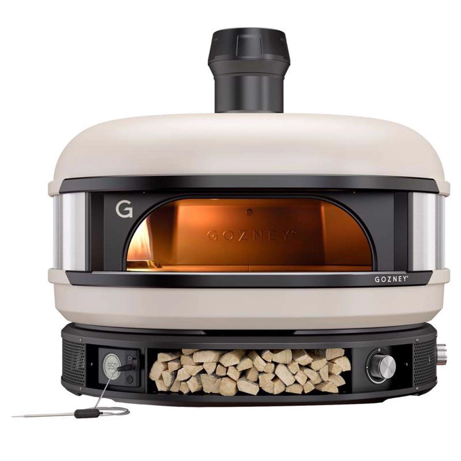 Gozney Dome 29 In. Propane Gas/Wood Outdoor Pizza Oven Bone