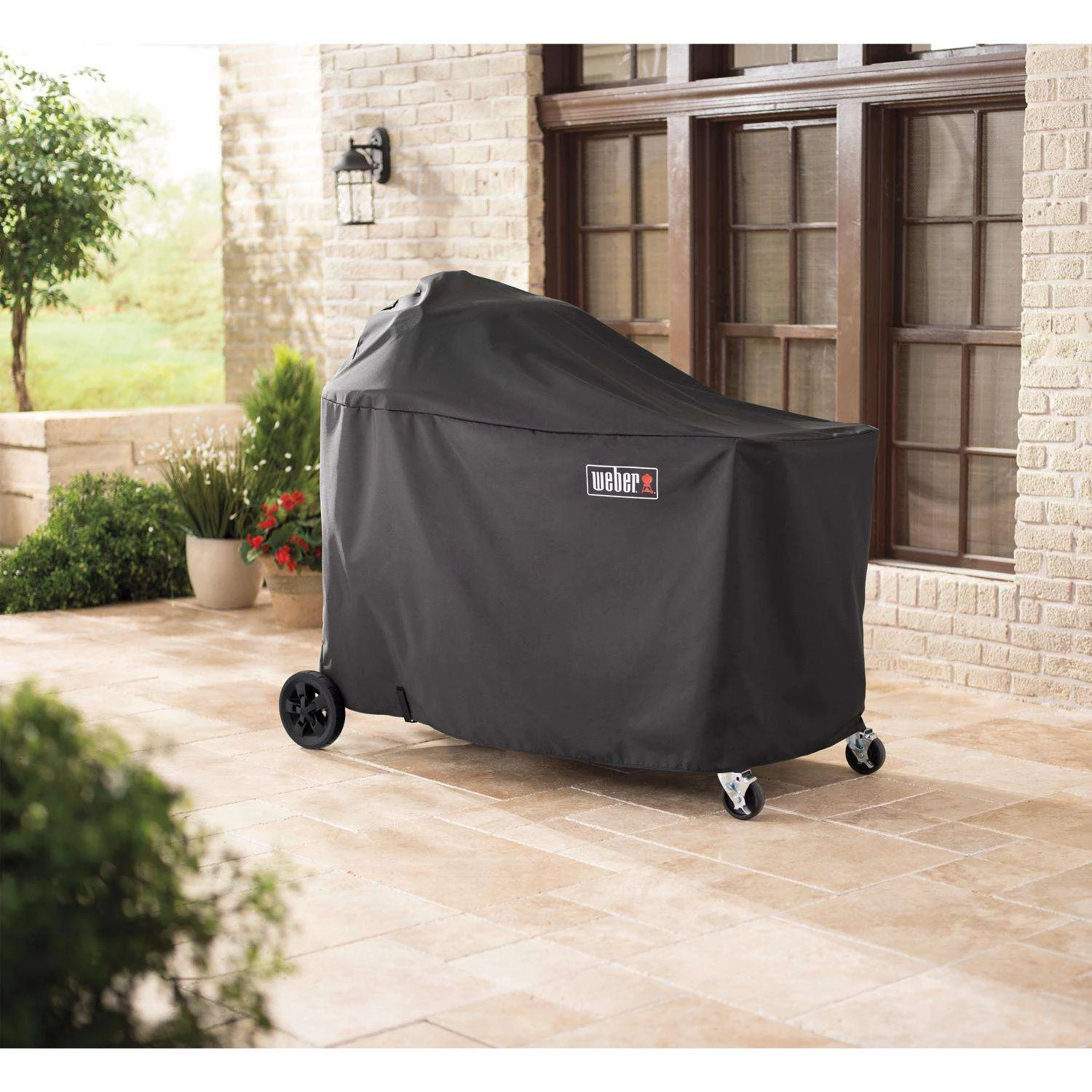 Weber Summit Kamado S6 Grill Center Black Grill Cover - Image 2