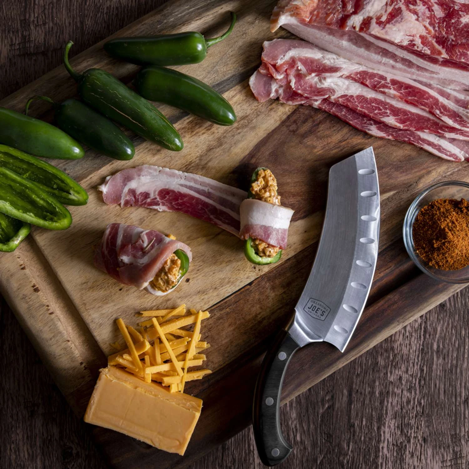 Oklahoma Joe's Blacksmith Carbon Steel Cleaver 1 Pc - Image 6