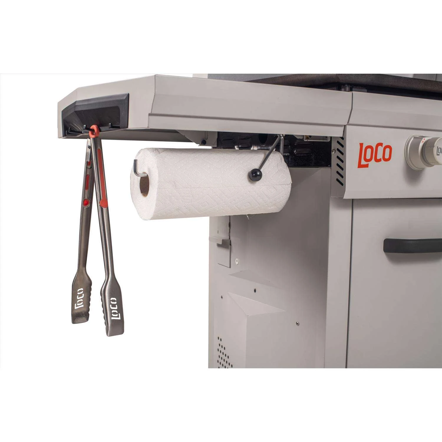 LoCo 2 Burner Liquid Propane Outdoor Griddle With Hood Gray - Image 2