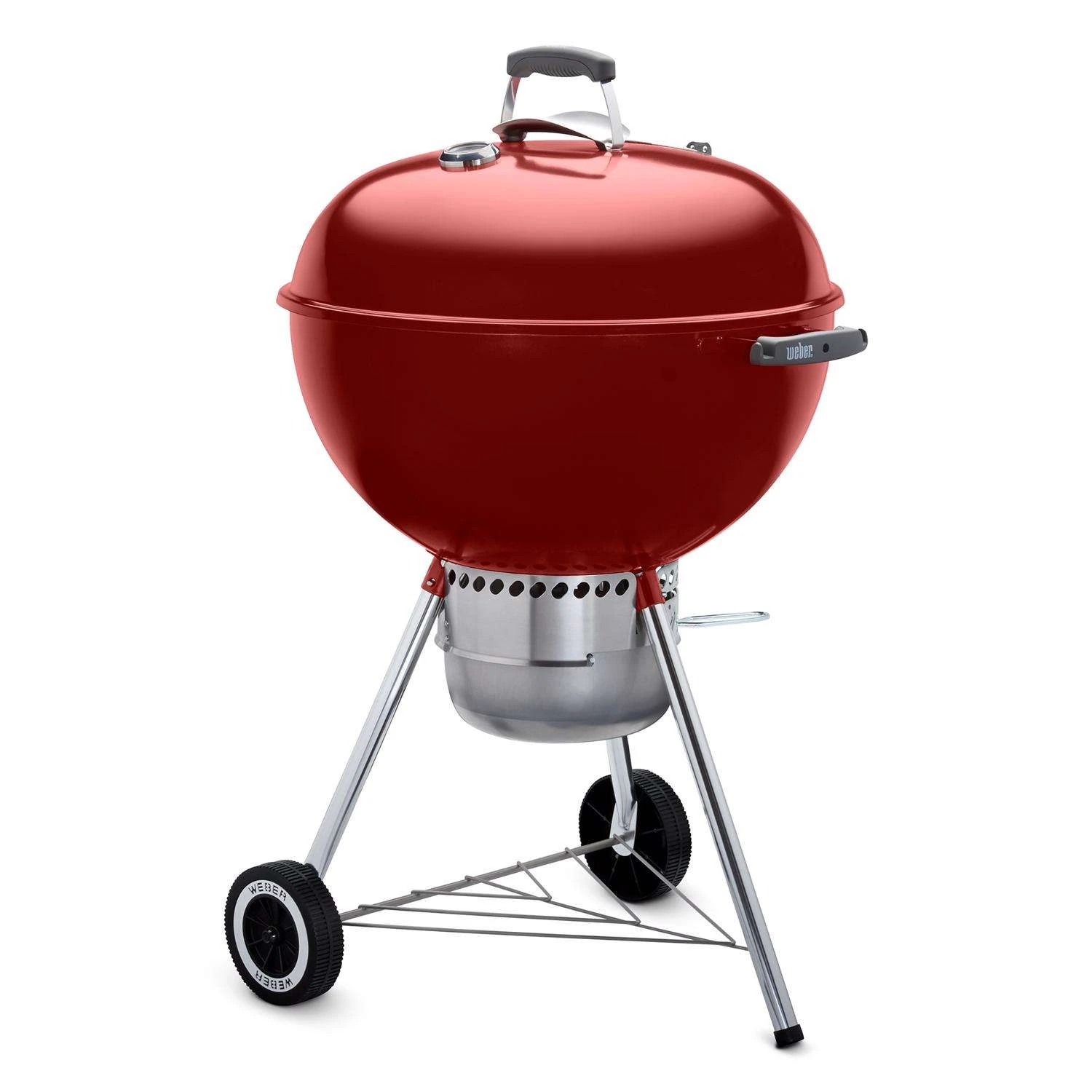 Weber 22 In. Original Kettle Premium Charcoal Grill Crimson