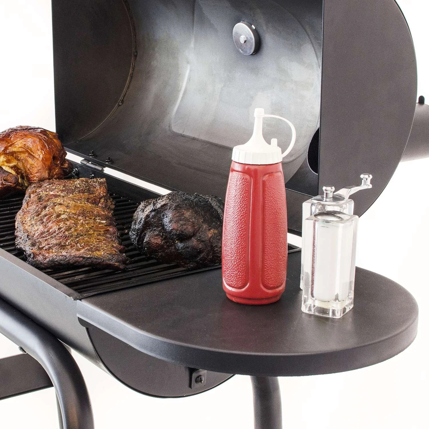 Char-Broil Charcoal Offset Smoker Black - Image 4