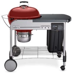 Weber 22 In. Performer Deluxe Charcoal Grill Crimson