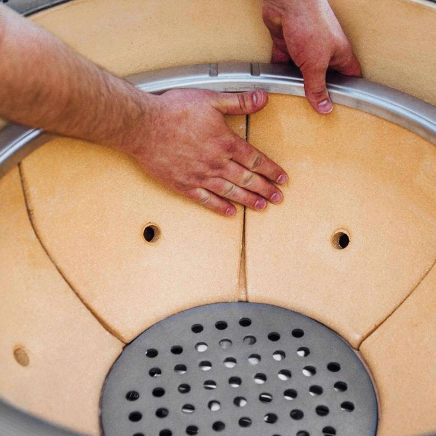 Kamado Joe 18 In. Classic Joe II Charcoal Kamado Grill And Smoker Red - Image 5