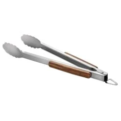 Outset Verde Grande Stainless Steel Brown/Silver Grill Tongs 1 Pc