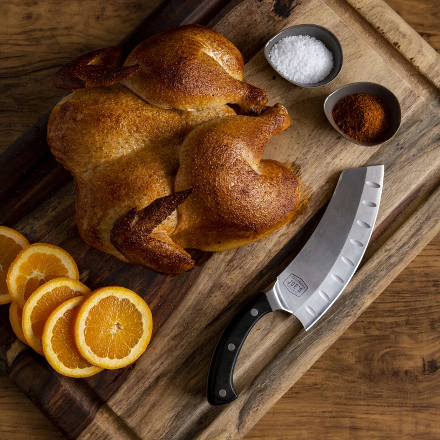 Oklahoma Joe's Blacksmith Carbon Steel Cleaver 1 Pc - Image 5