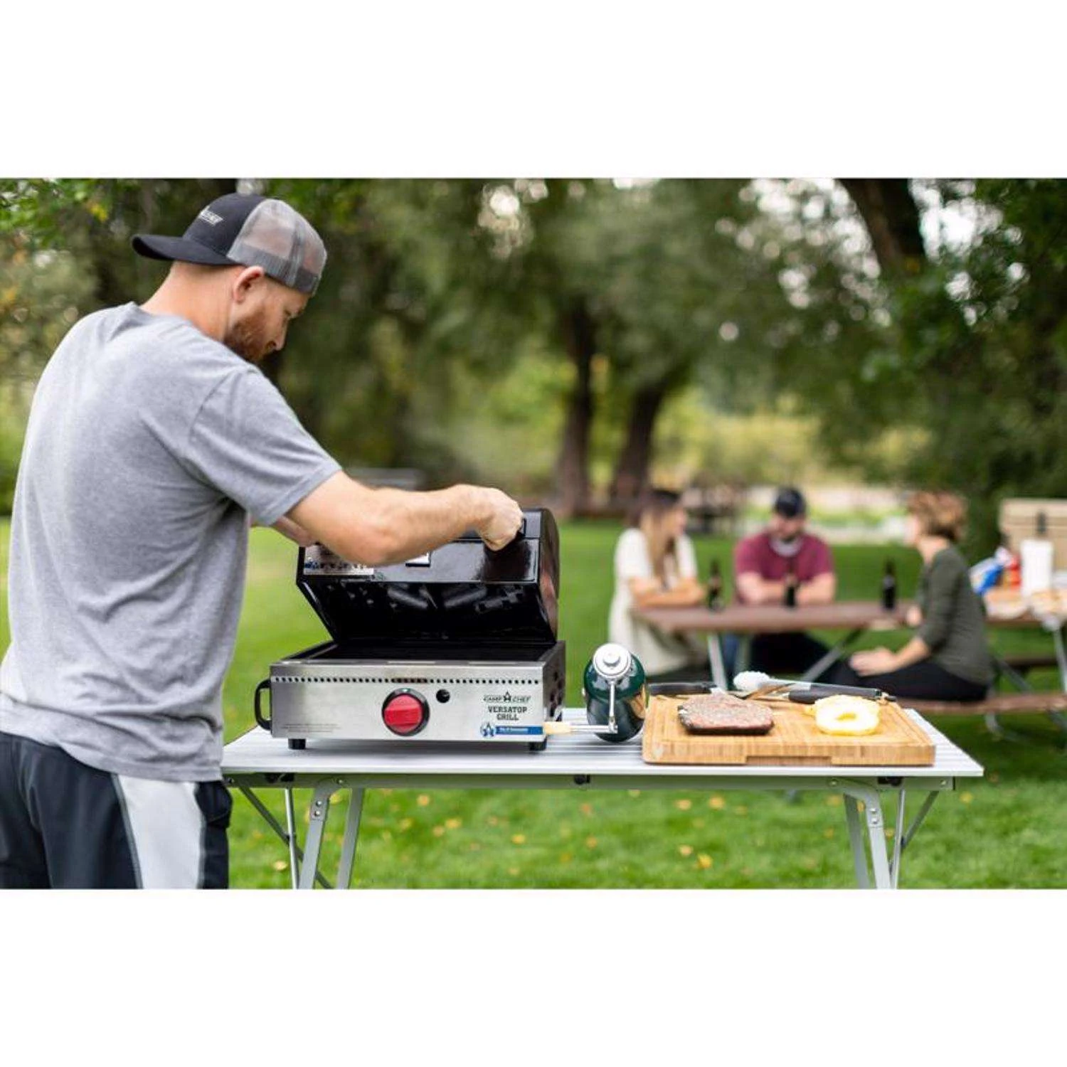 Camp Chef VersaTop 1 Burner Liquid Propane Portable Grill Black/Silver - Image 5