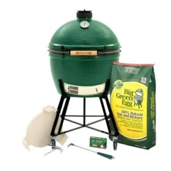 Big Green Egg 24 In. XLarge EGG In Nest Package Charcoal Kamado Grill And Smoker Green