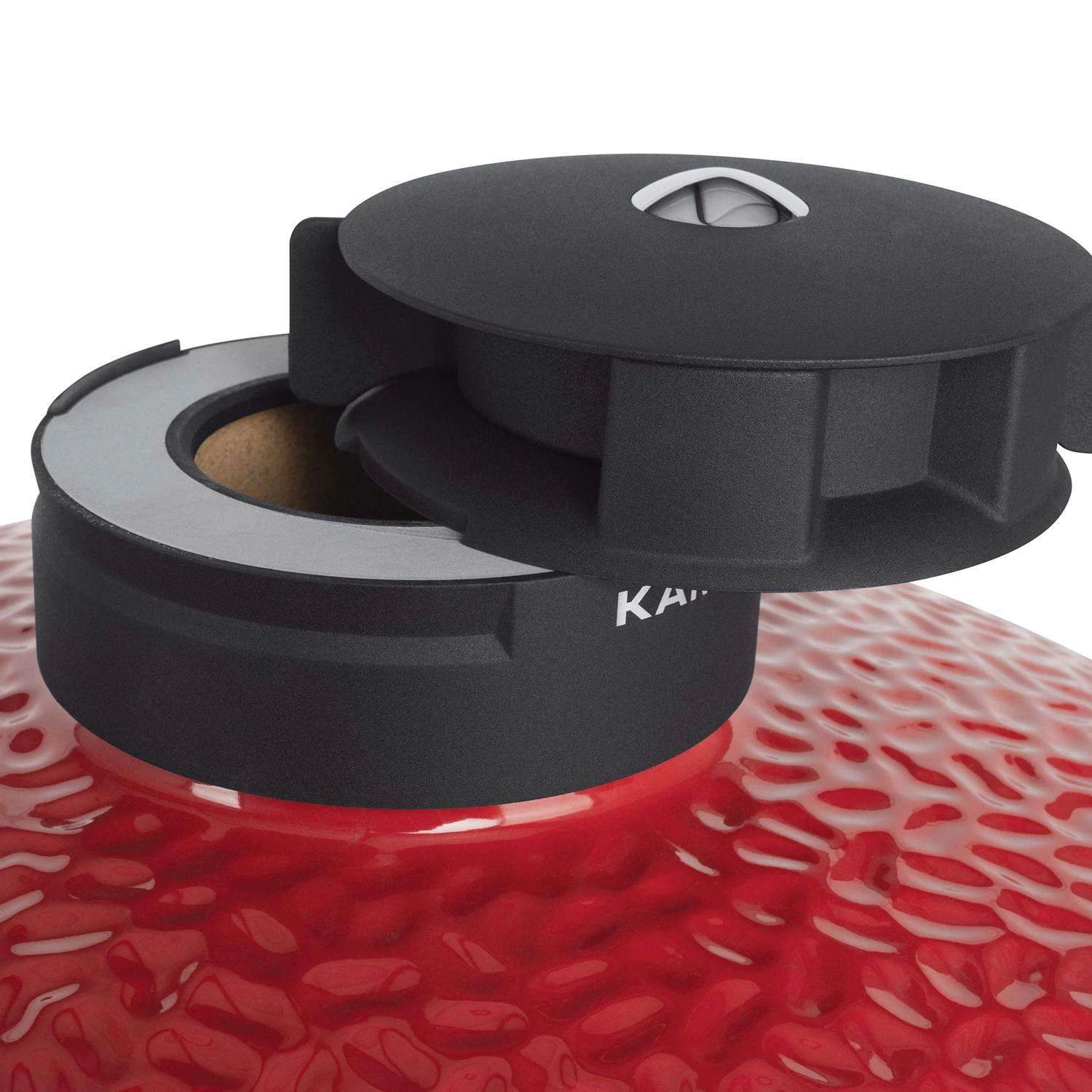 Kamado Joe 24 In. Big Joe II Charcoal Kamado Grill And Smoker Red - Image 3