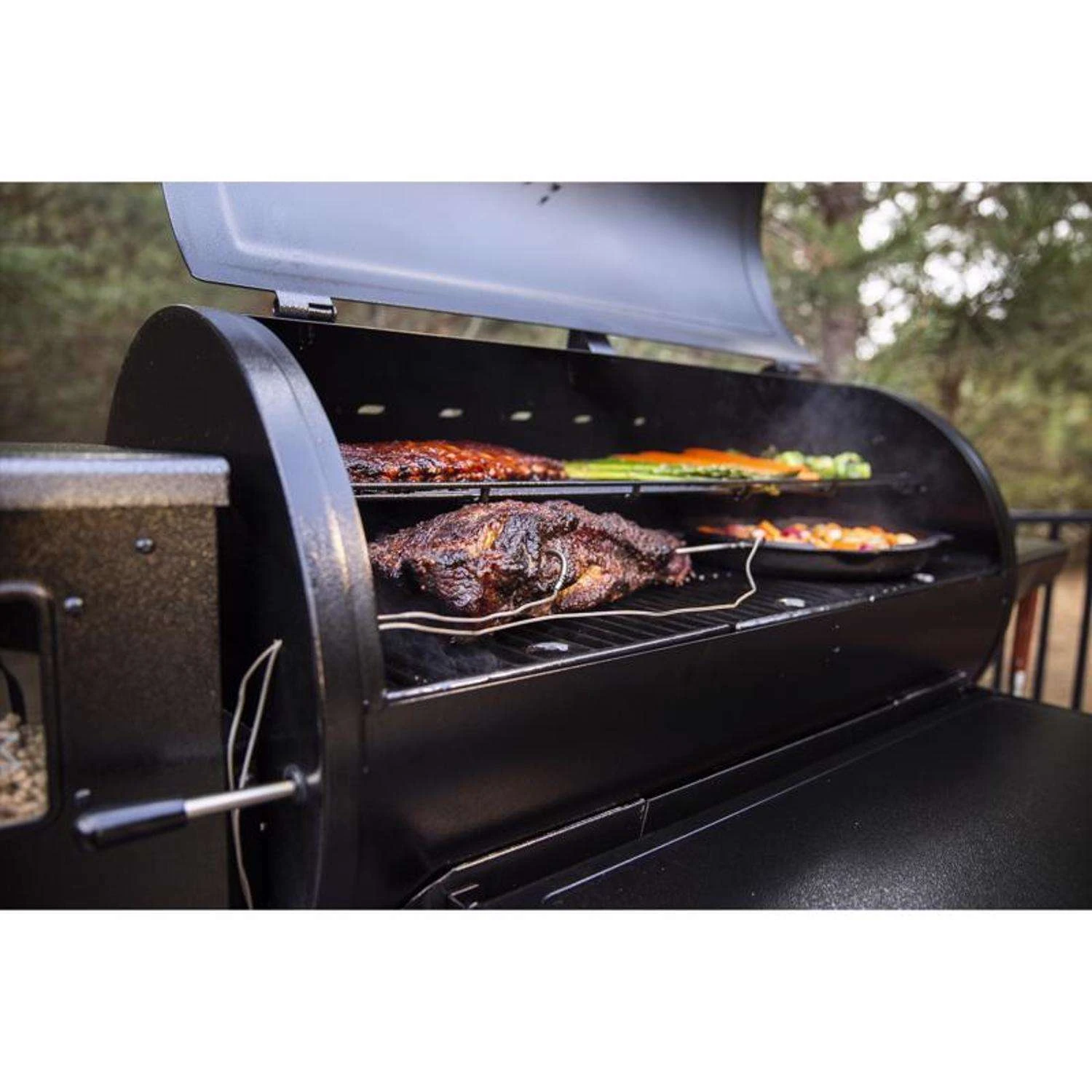 Pit Boss Navigator 1150G Wood Pellet Grill And Smoker Black - Image 6