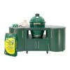 Big Green Egg 18.25 In. Large EGG Package With 76 In Island Charcoal Kamado Grill And Smoker Green