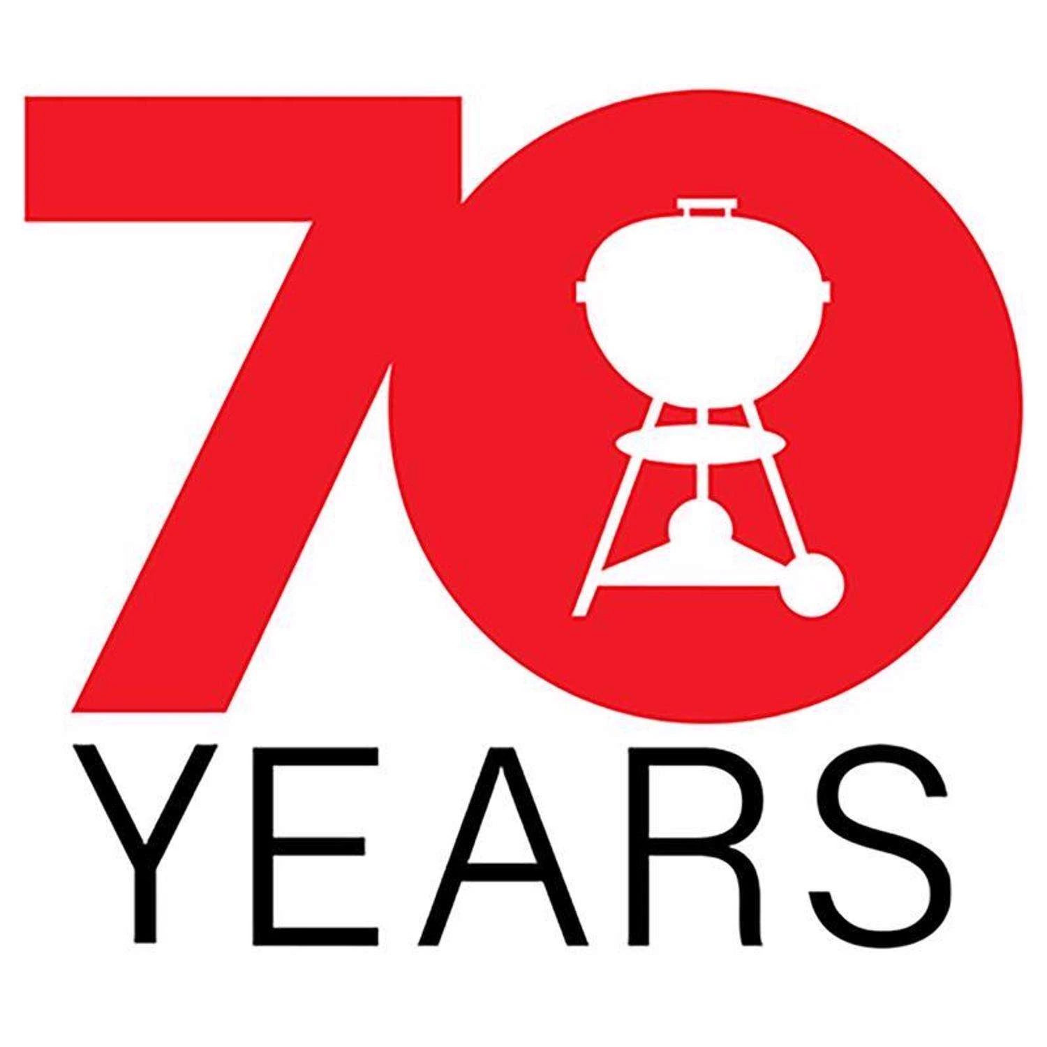 Weber 22 In. 70th Anniversary Kettle Charcoal Grill Hollywood Gray - Image 10