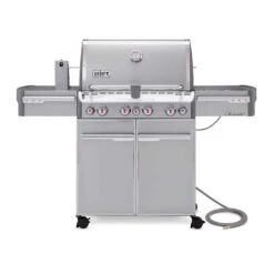 Weber Summit S-470 4 Burner Natural Gas Grill Stainless Steel