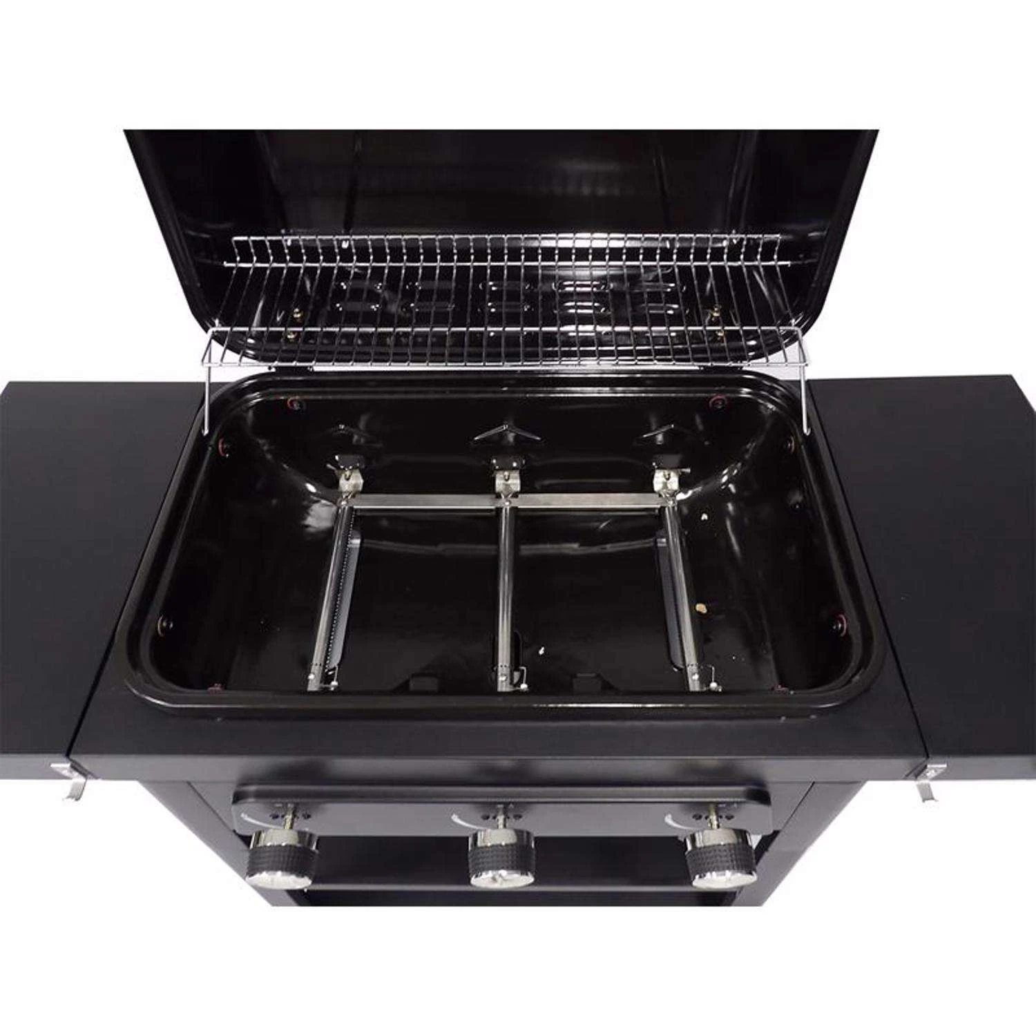 Brand-Man Grills Bronco2 3 Burner Liquid Propane Portable Grill Black - Image 6