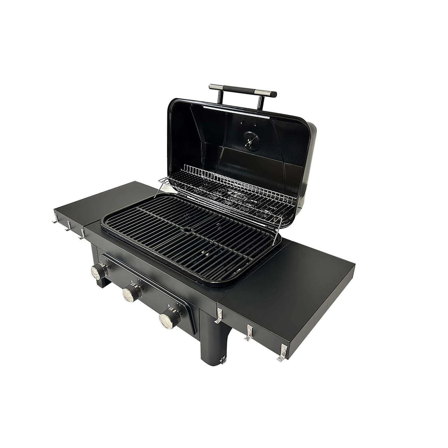 Brand-Man Grills Bronco2 3 Burner Liquid Propane Portable Grill Black - Image 8